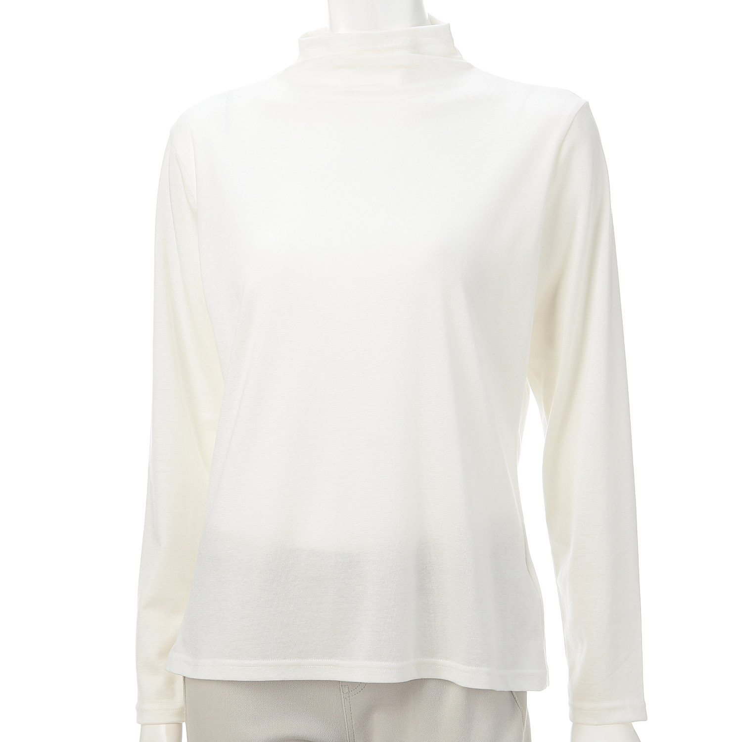 片袋ボトルネックカットソー - 画像4