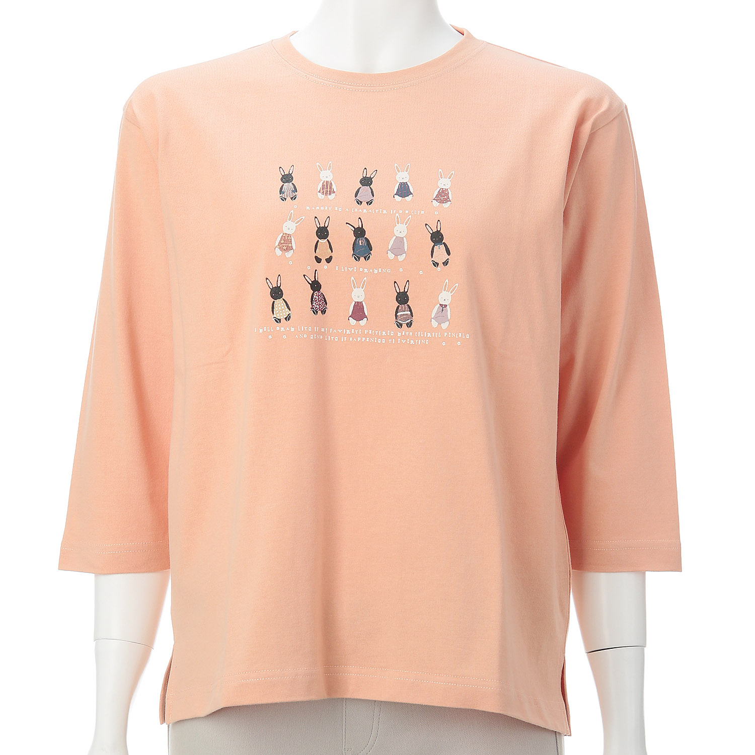 DDCLUB 7分袖T トイラビット - 画像4