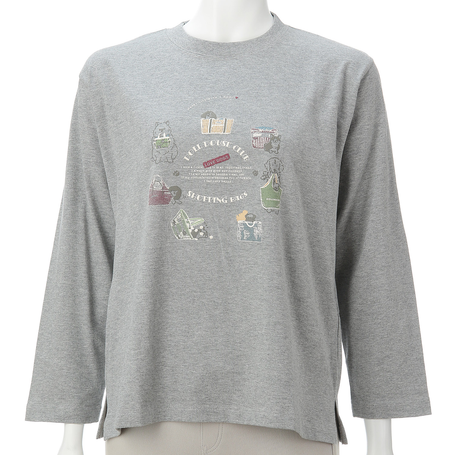 DDCLUB 長袖T DOGBAG