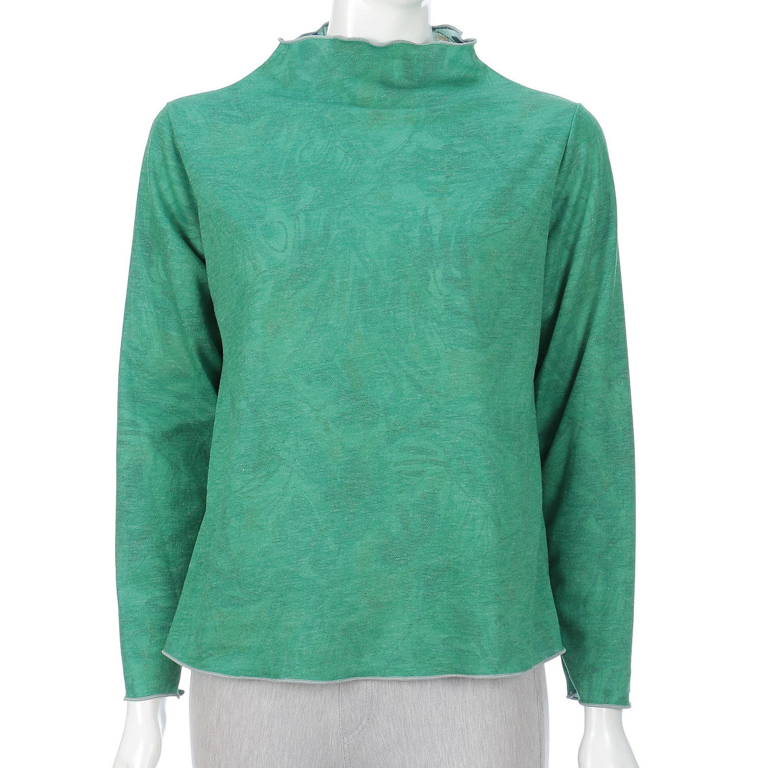 リバーシブルボトルネックプリントプルオーバー - 画像6