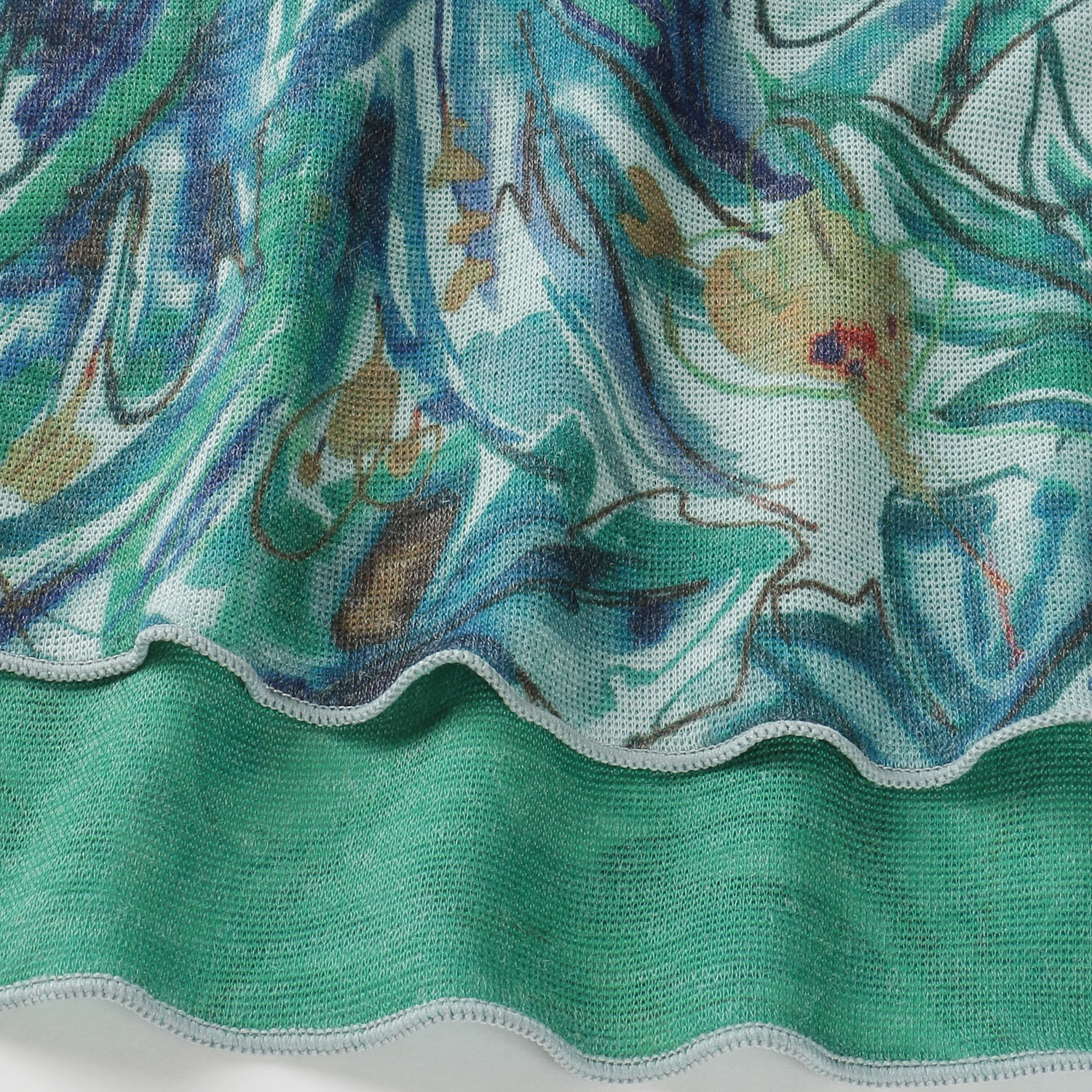 リバーシブルボトルネックプリントプルオーバー - 画像9