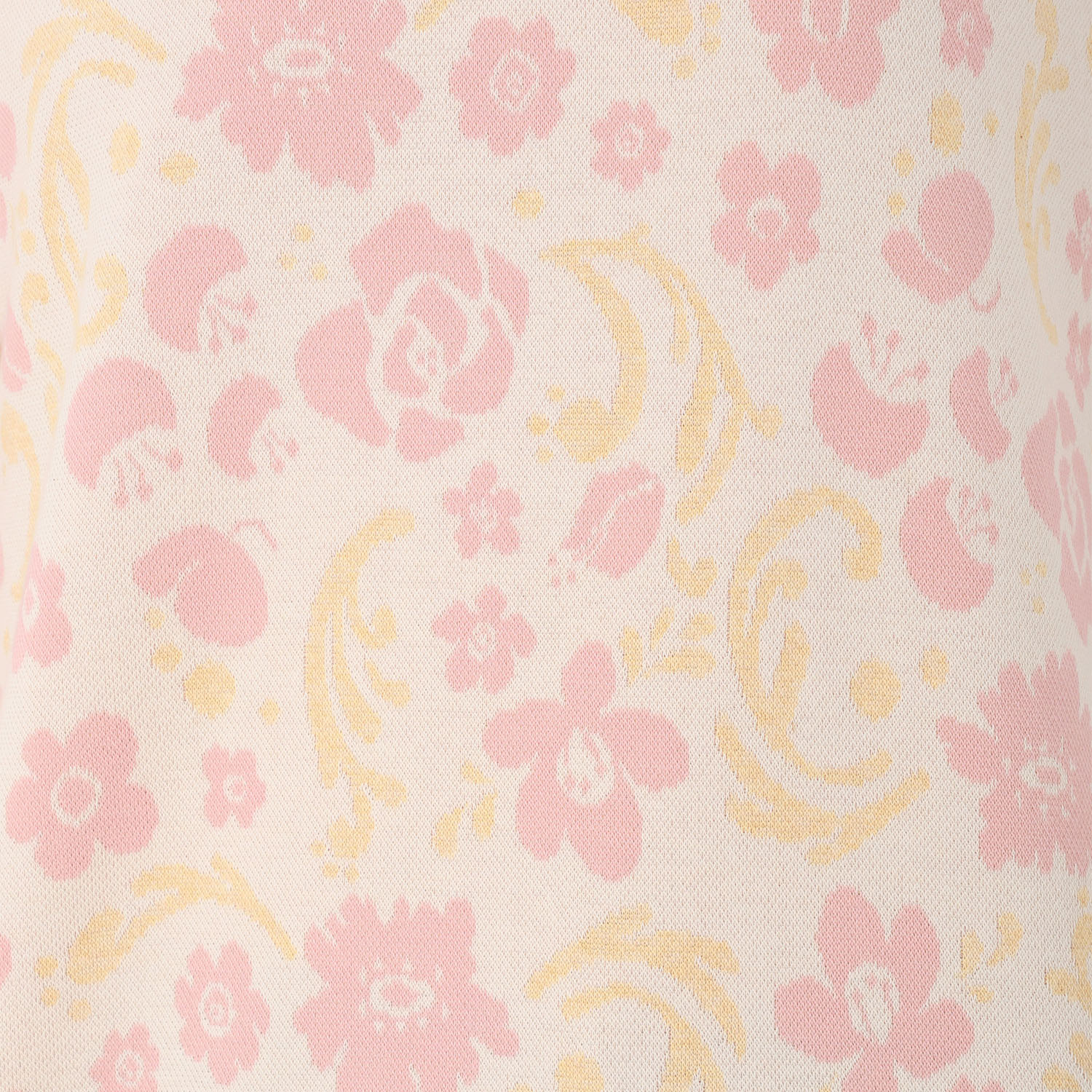 T’BIS STUDIO 長袖ブーケ柄Wジャカードタッククルーネックプルオーバー - 画像4