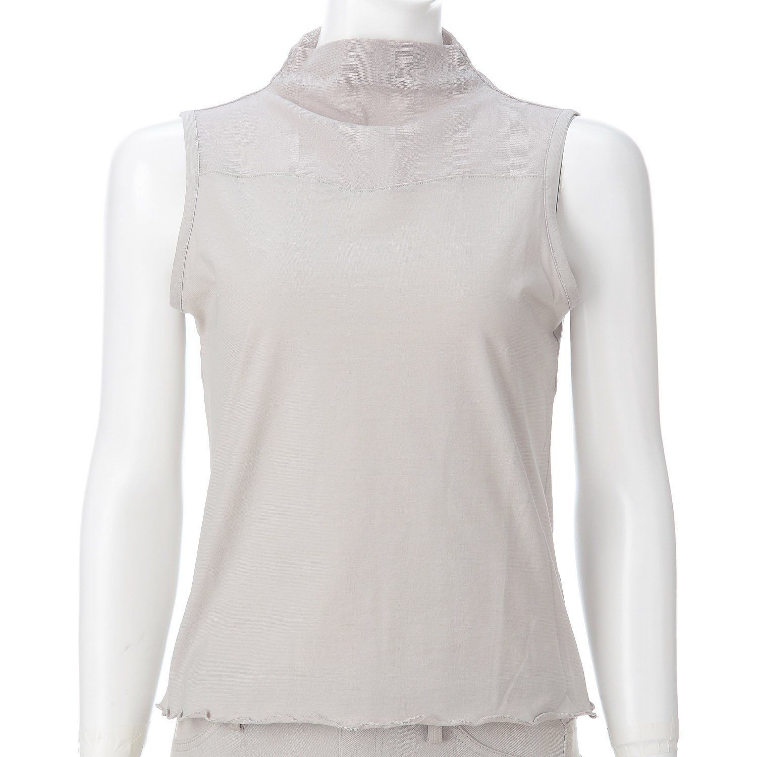 チュール切替えノースリーブ - 画像2