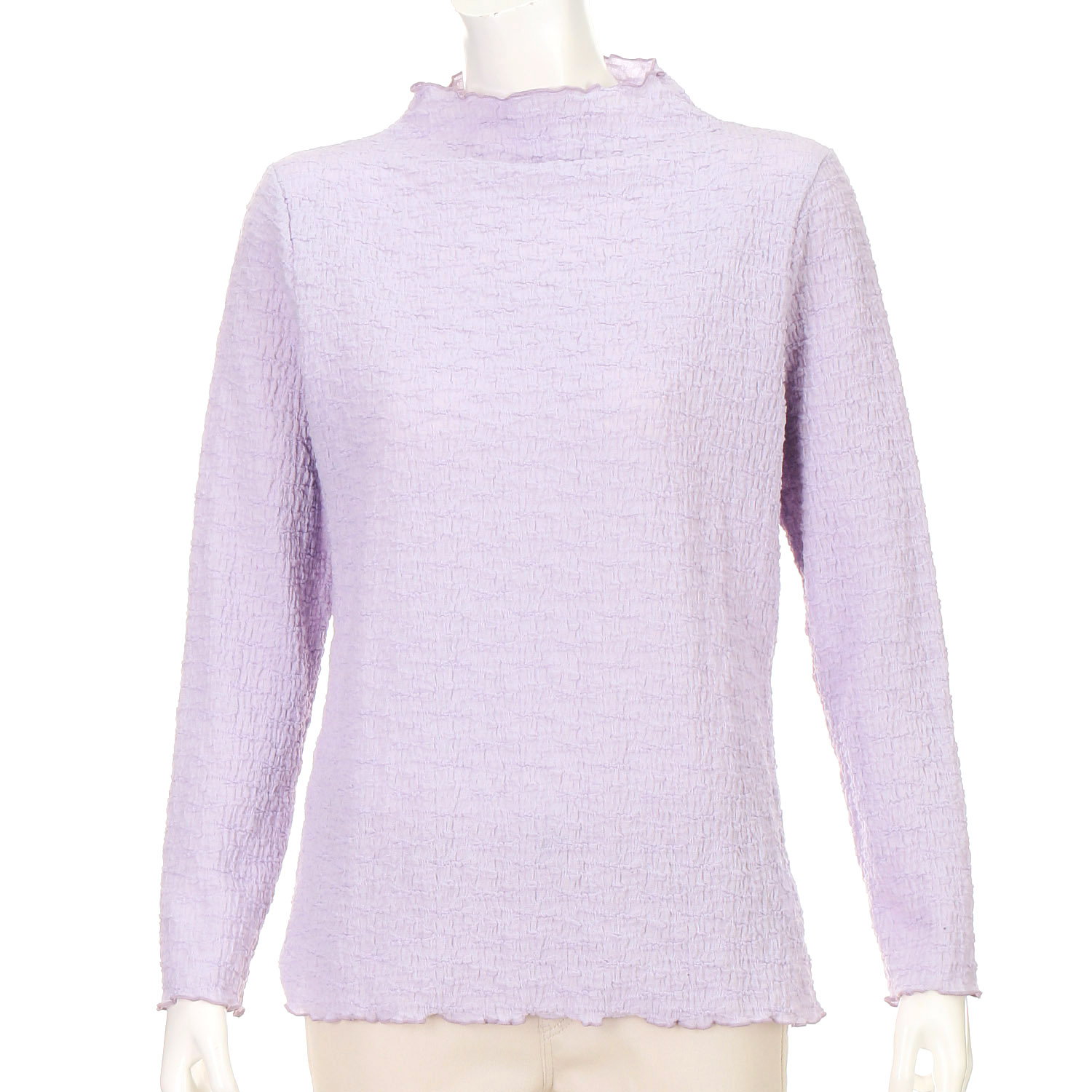 レーシーメロウボトルネックカットソー