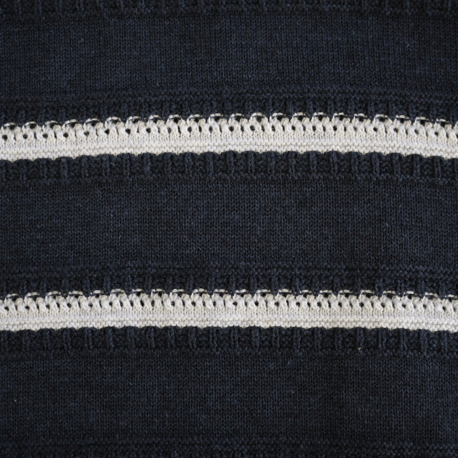 T’BIS STUDIO ボーダー柄半袖サマーニットポロシャツ - 画像16