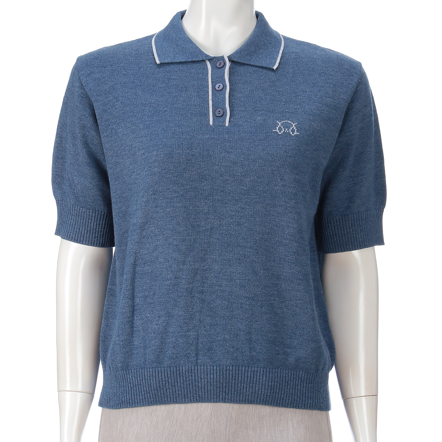 T’BIS STUDIO イヌワンポイント半袖サマーニットポロシャツ - 画像18