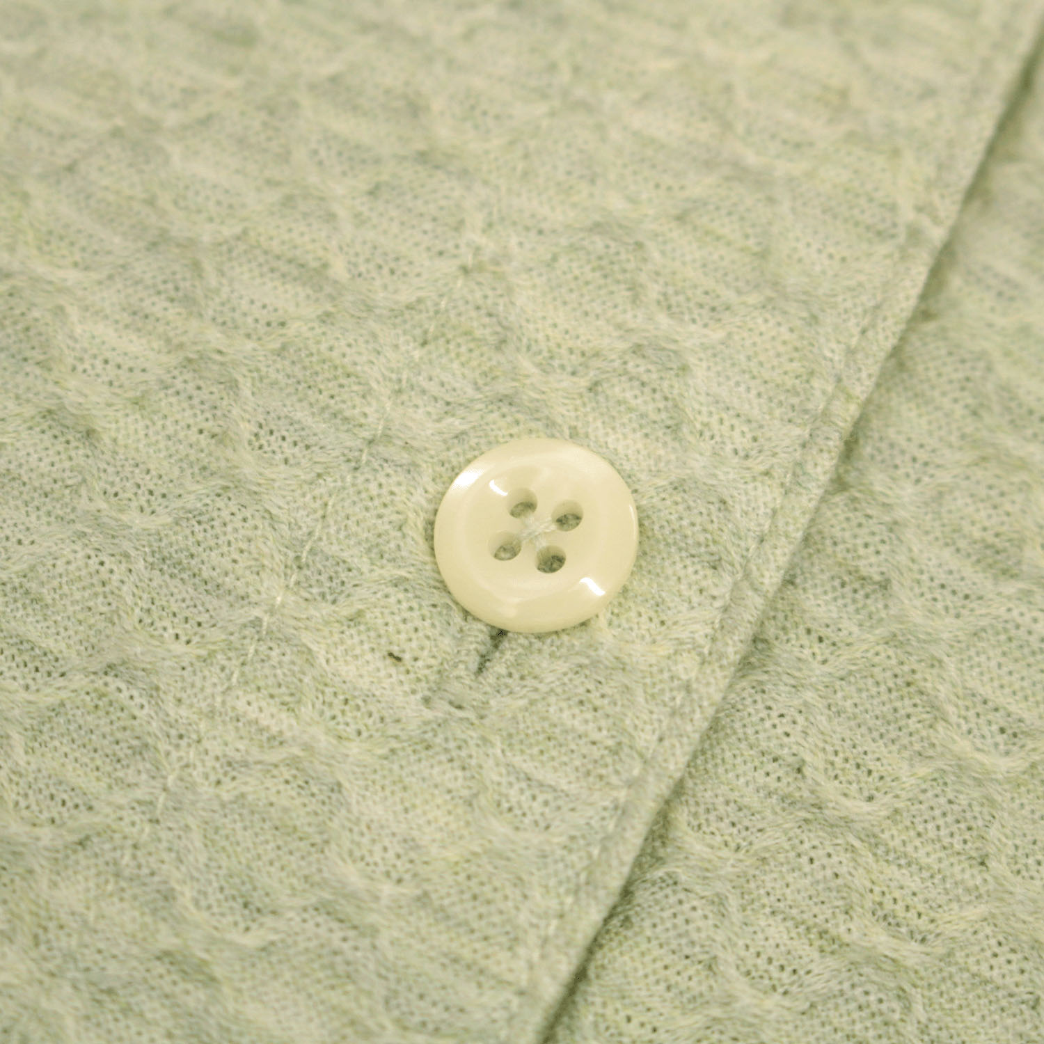 T’BIS STUDIO 網柄ジャカード七分袖ポロシャツ - 画像6