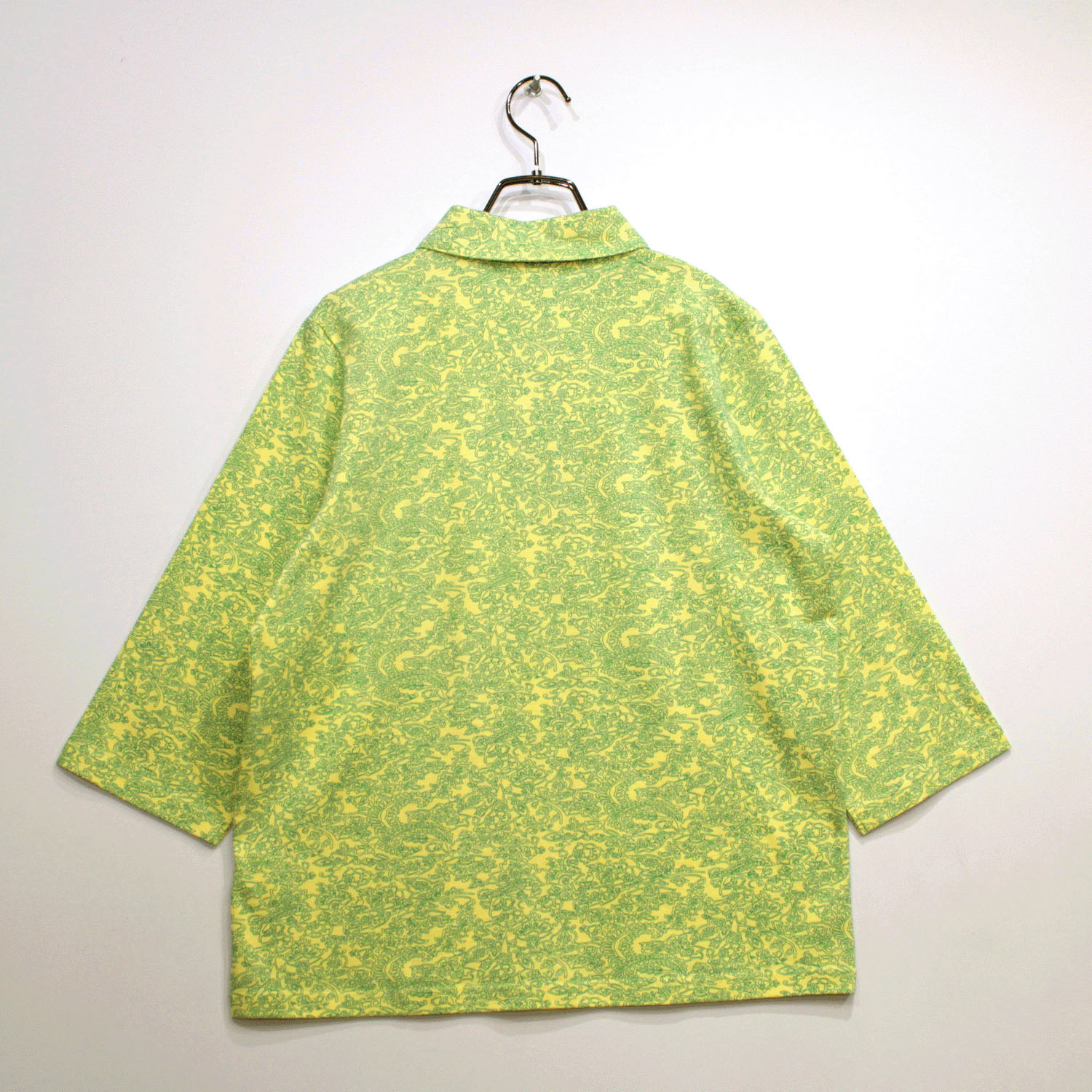 T’BIS STUDIO オリエンタル柄総プリント7分袖ポロシャツ - 画像6