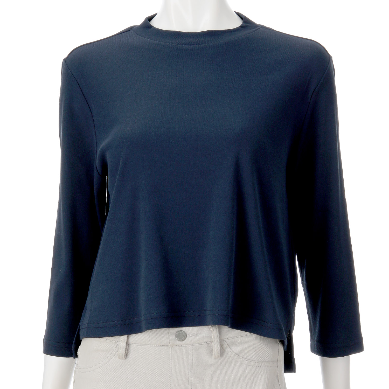 モックネックショート丈プルオーバー - 画像11