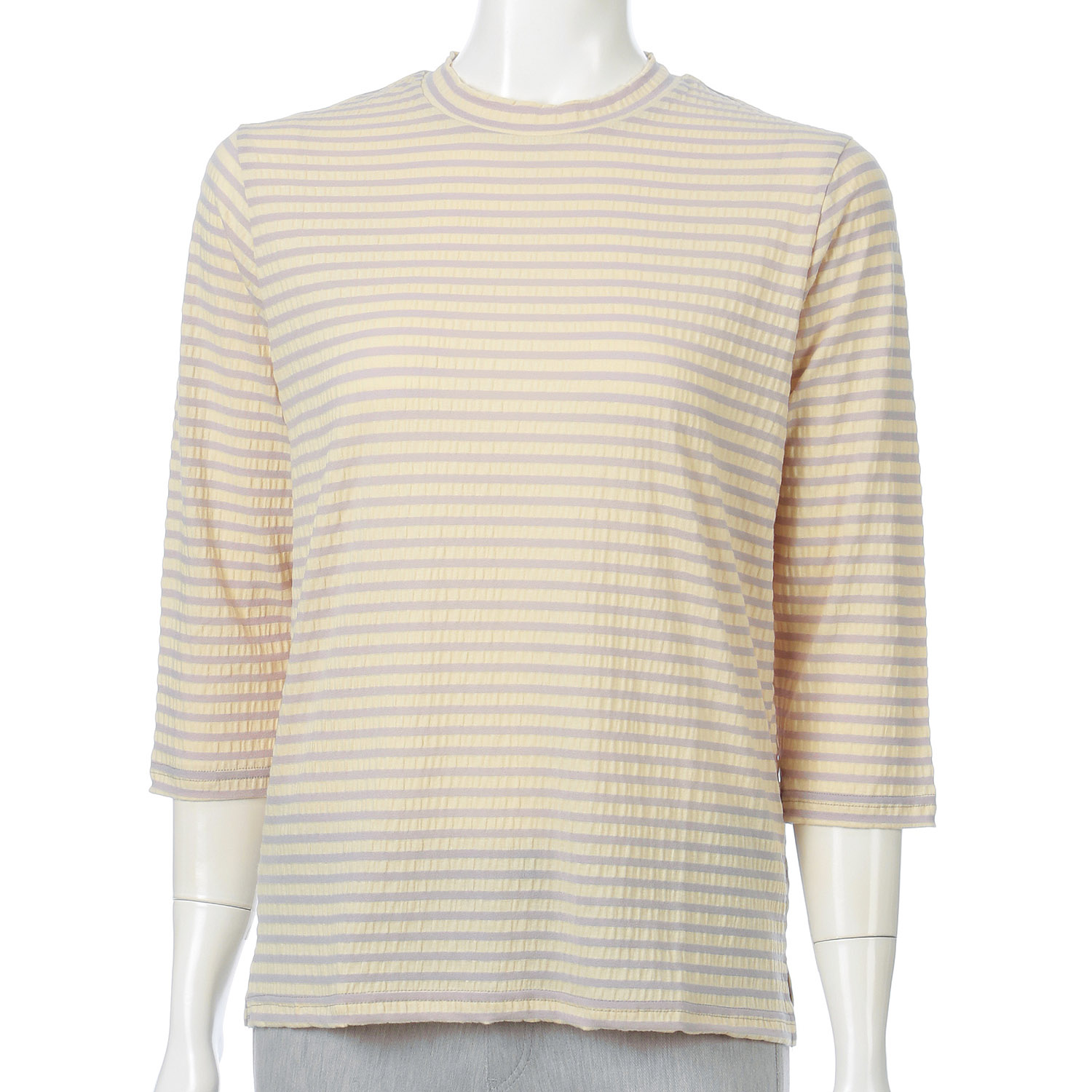 サッカーボーダー丸首七分袖カットソー - 画像3