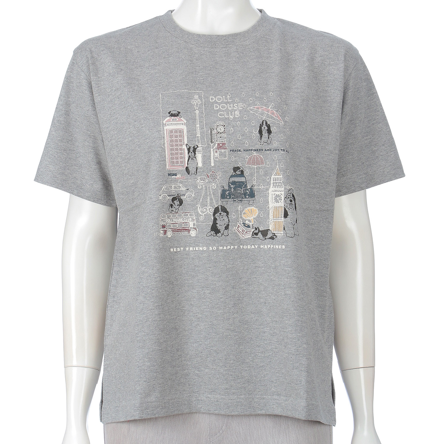 DDCLUB プリントT DOG LONDON - 画像2