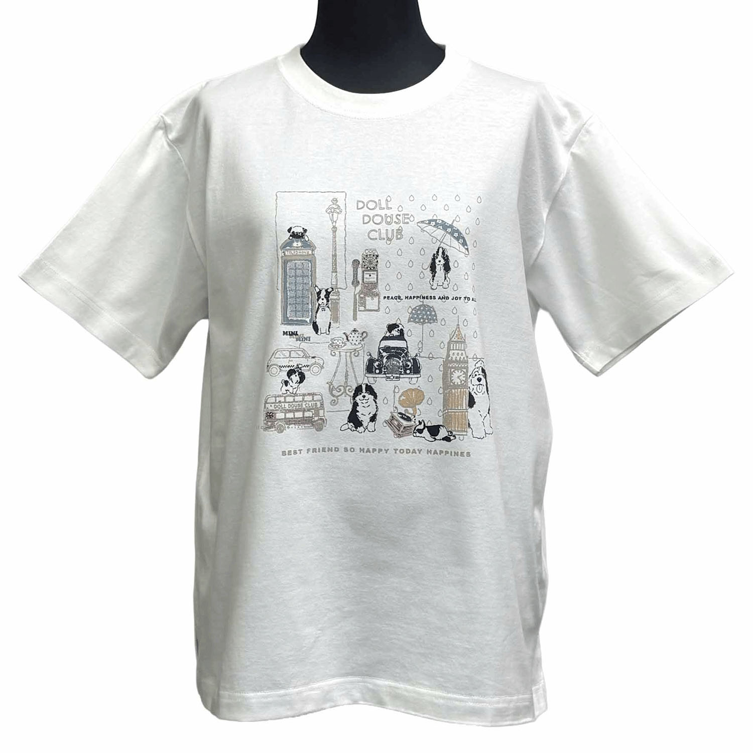 DDCLUB プリントT DOG LONDON - 画像1