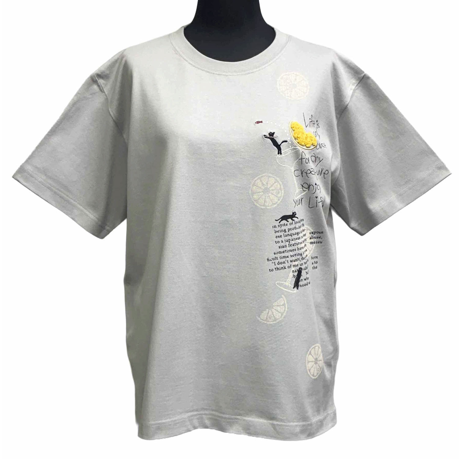 DDCLUB プリントT ネコレモン - 画像2