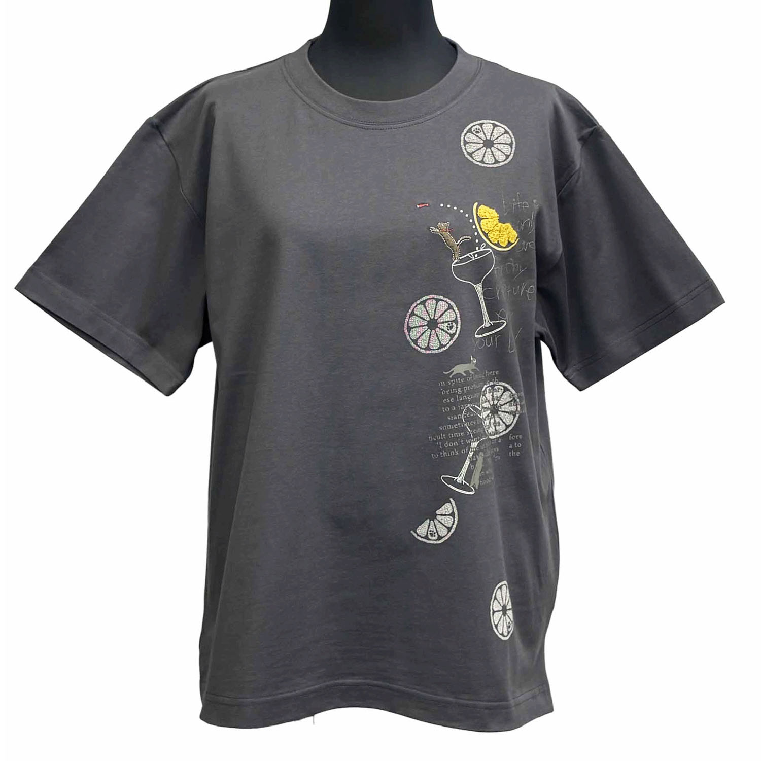 DDCLUB プリントT ネコレモン - 画像3