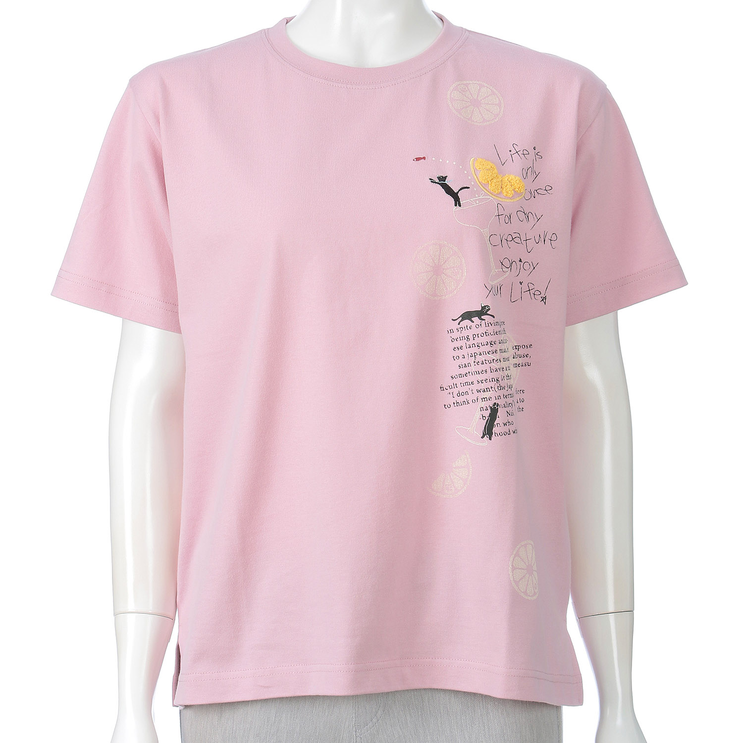 DDCLUB プリントT ネコレモン - 画像4