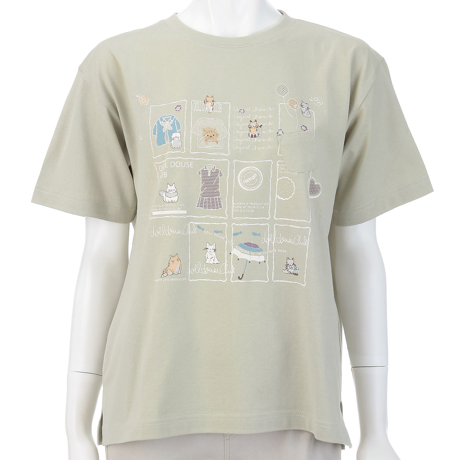 DDCLUB プリントT ネコetc． - 画像9