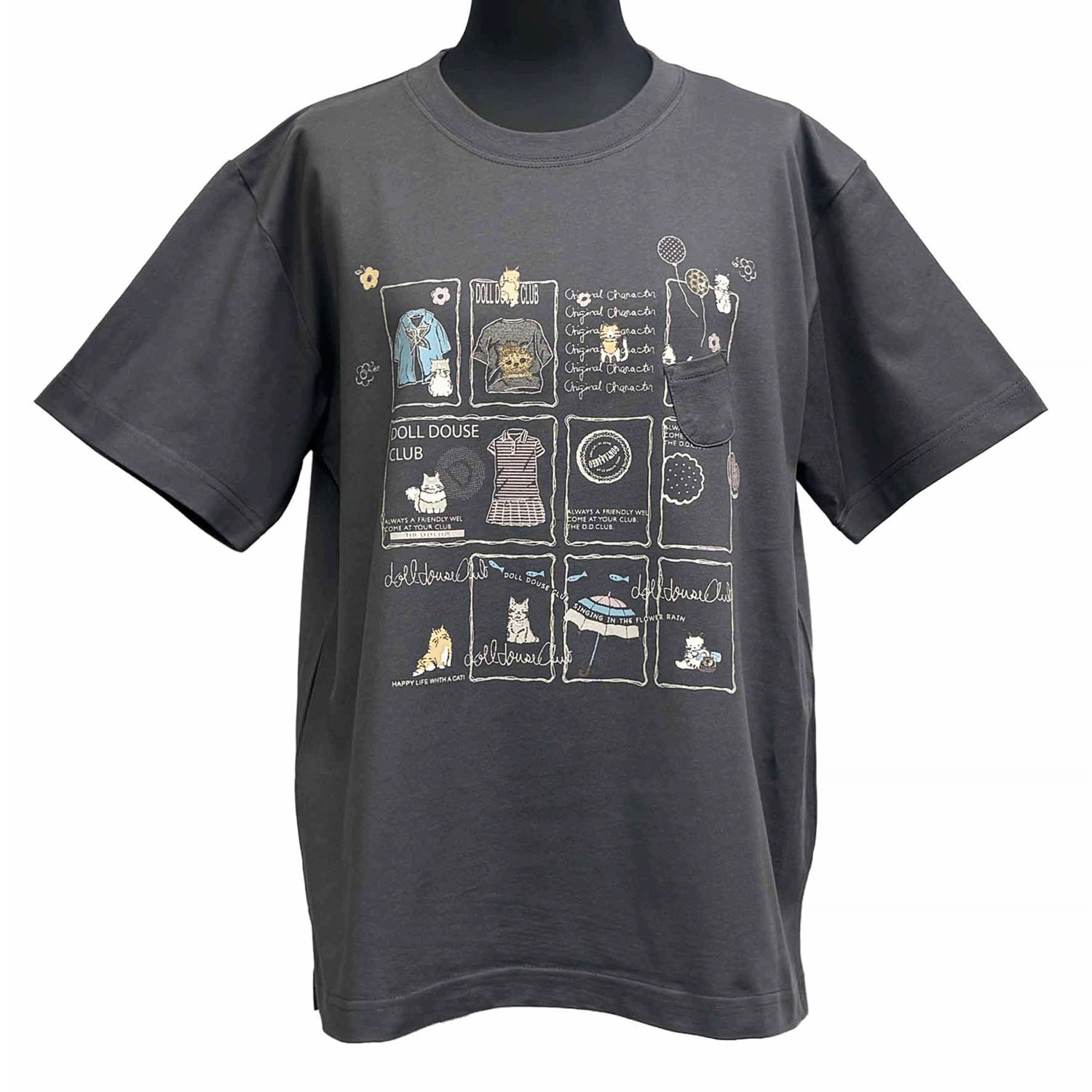 DDCLUB プリントT ネコetc． - 画像1