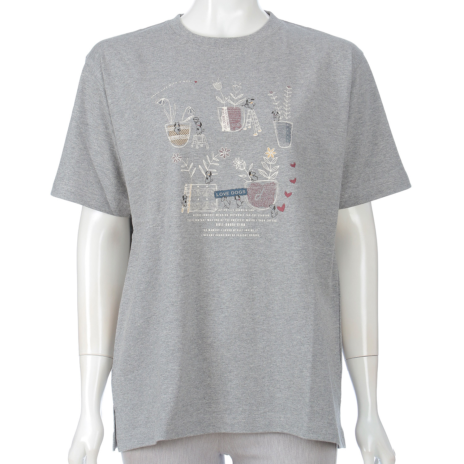 DDCLUB ロングT クレヨン犬POT