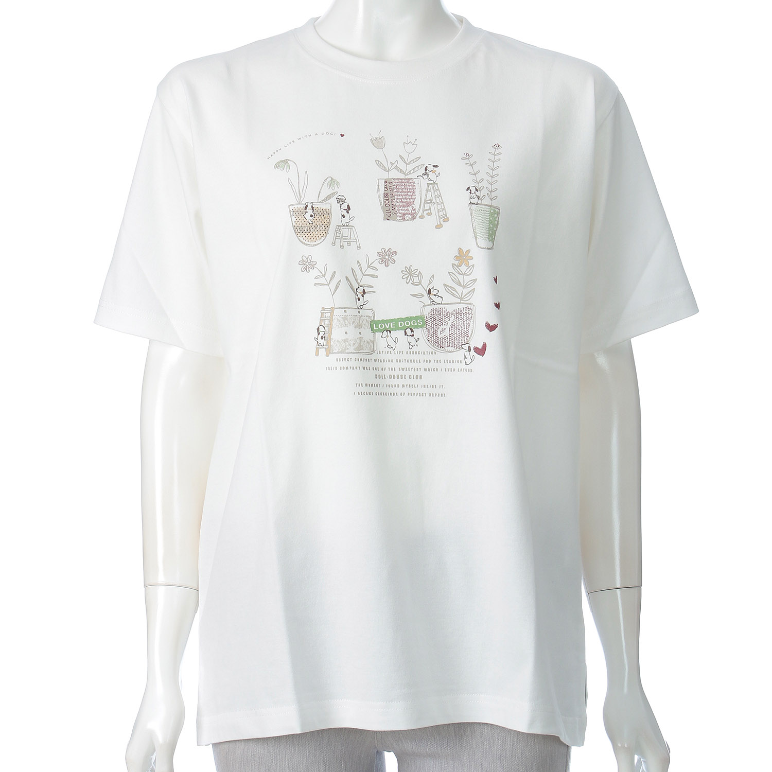 DDCLUB ロングT クレヨン犬POT