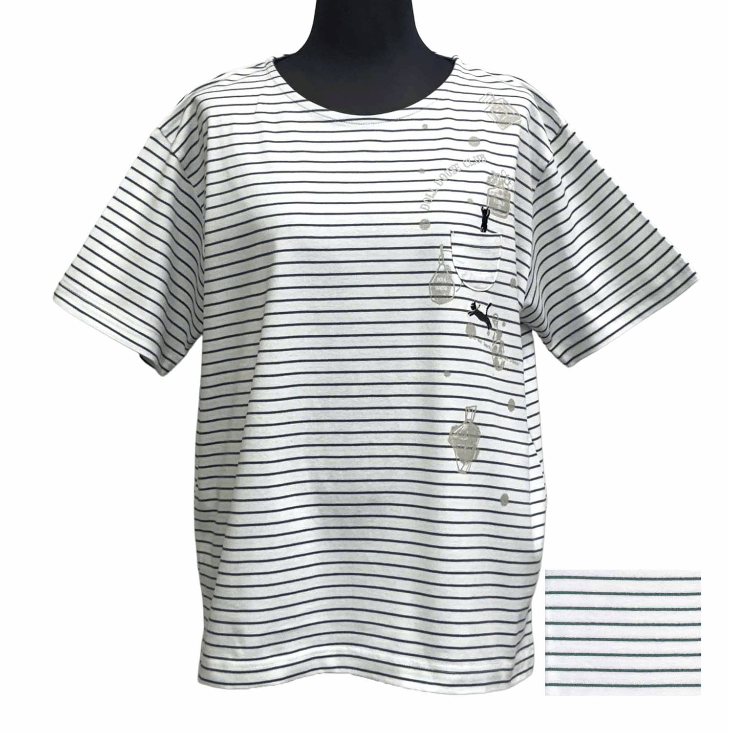 DDCLUB ボーダーT ネコ香水 - 画像6