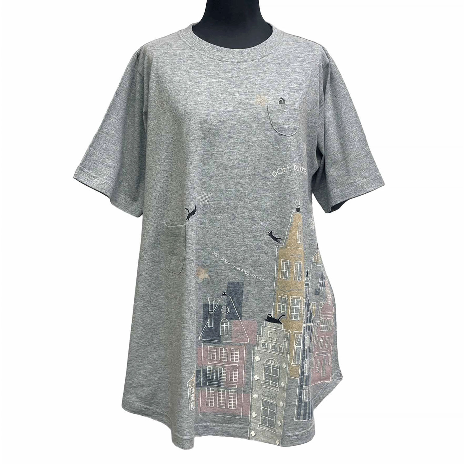 DDCLUB AラインT ネコCITY - 画像1