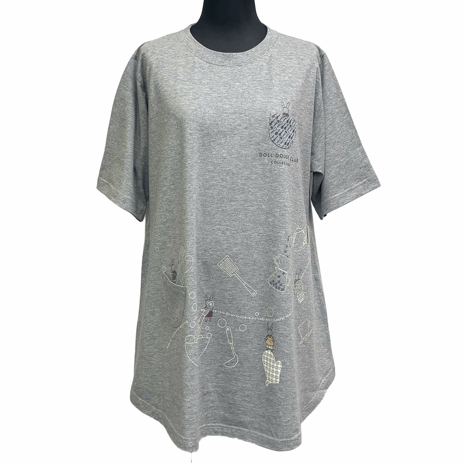 DDCLUB AラインT うさぎキッチン