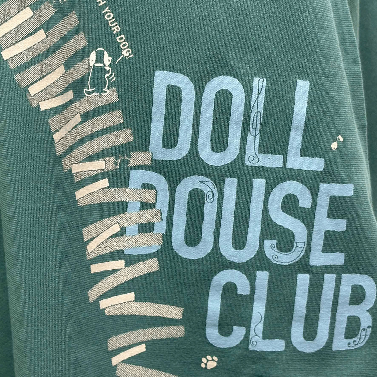 DDCLUB AラインT クレヨン犬ピアノ - 画像5