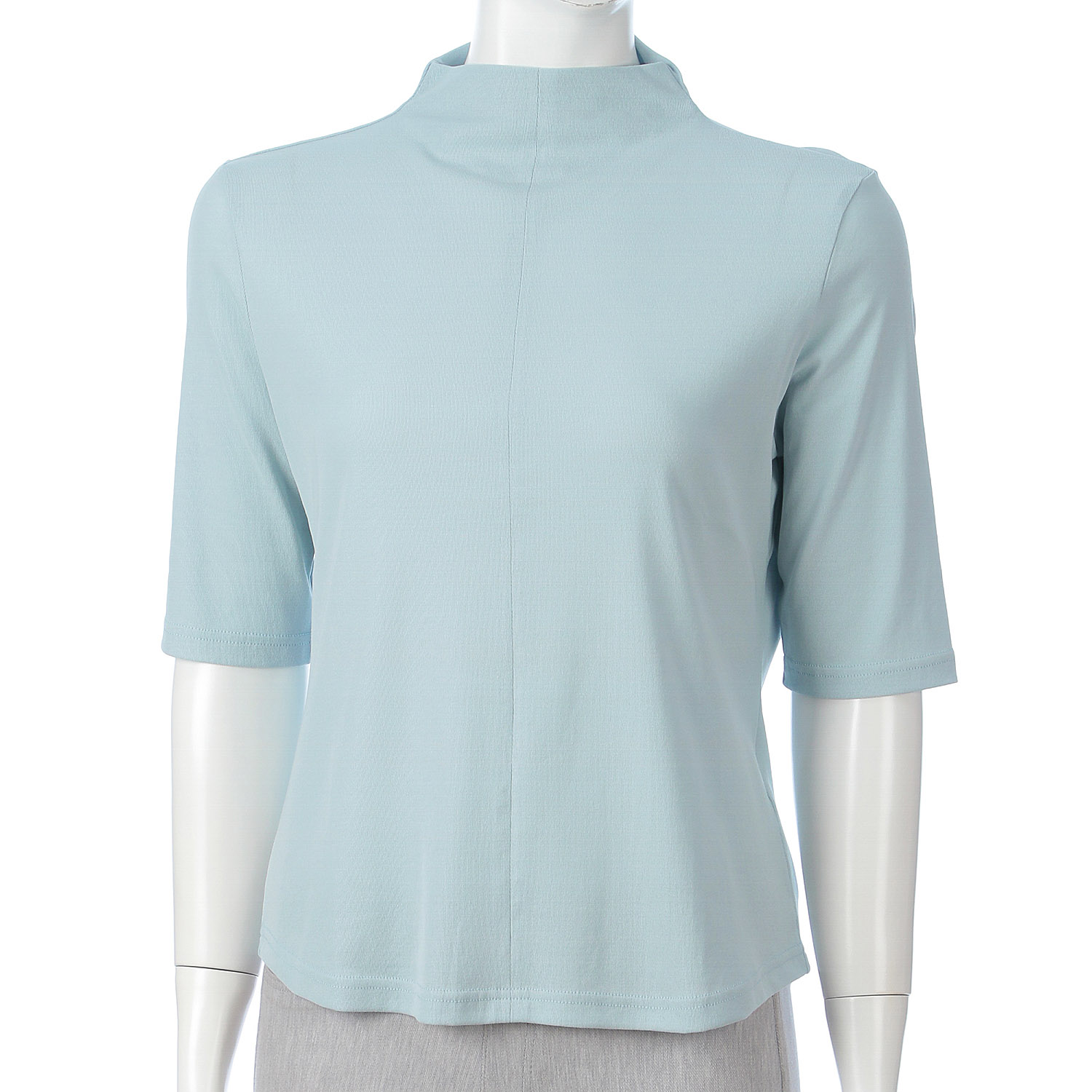 強撚フライス ボトルネックカットソー - 画像12