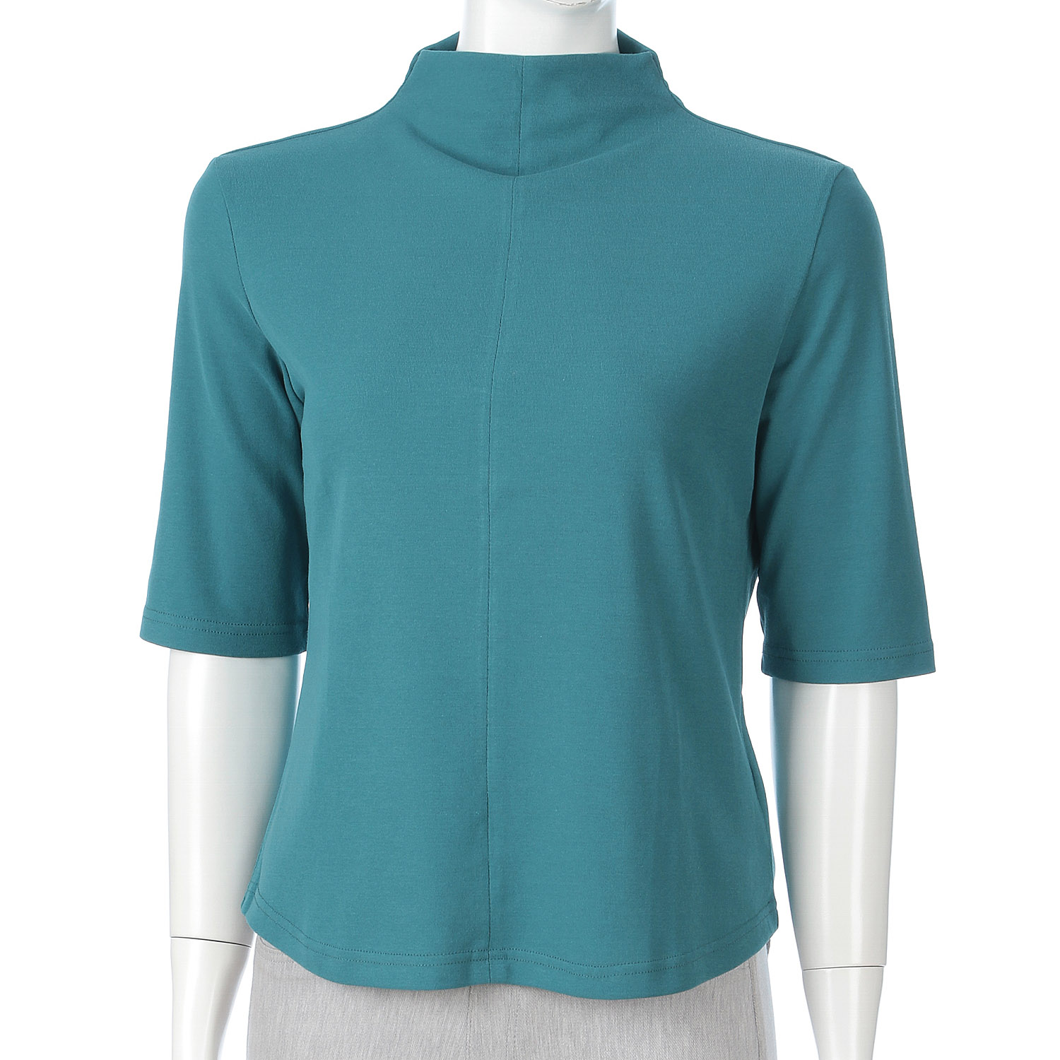 強撚フライス ボトルネックカットソー - 画像13