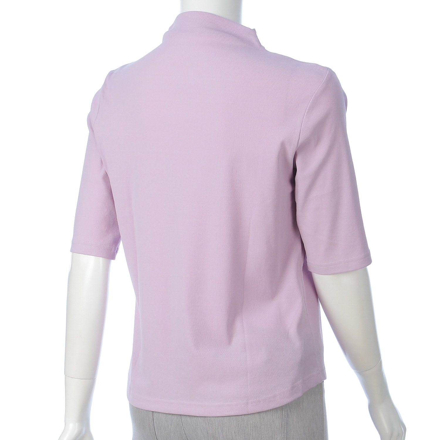 強撚フライス ボトルネックカットソー - 画像18