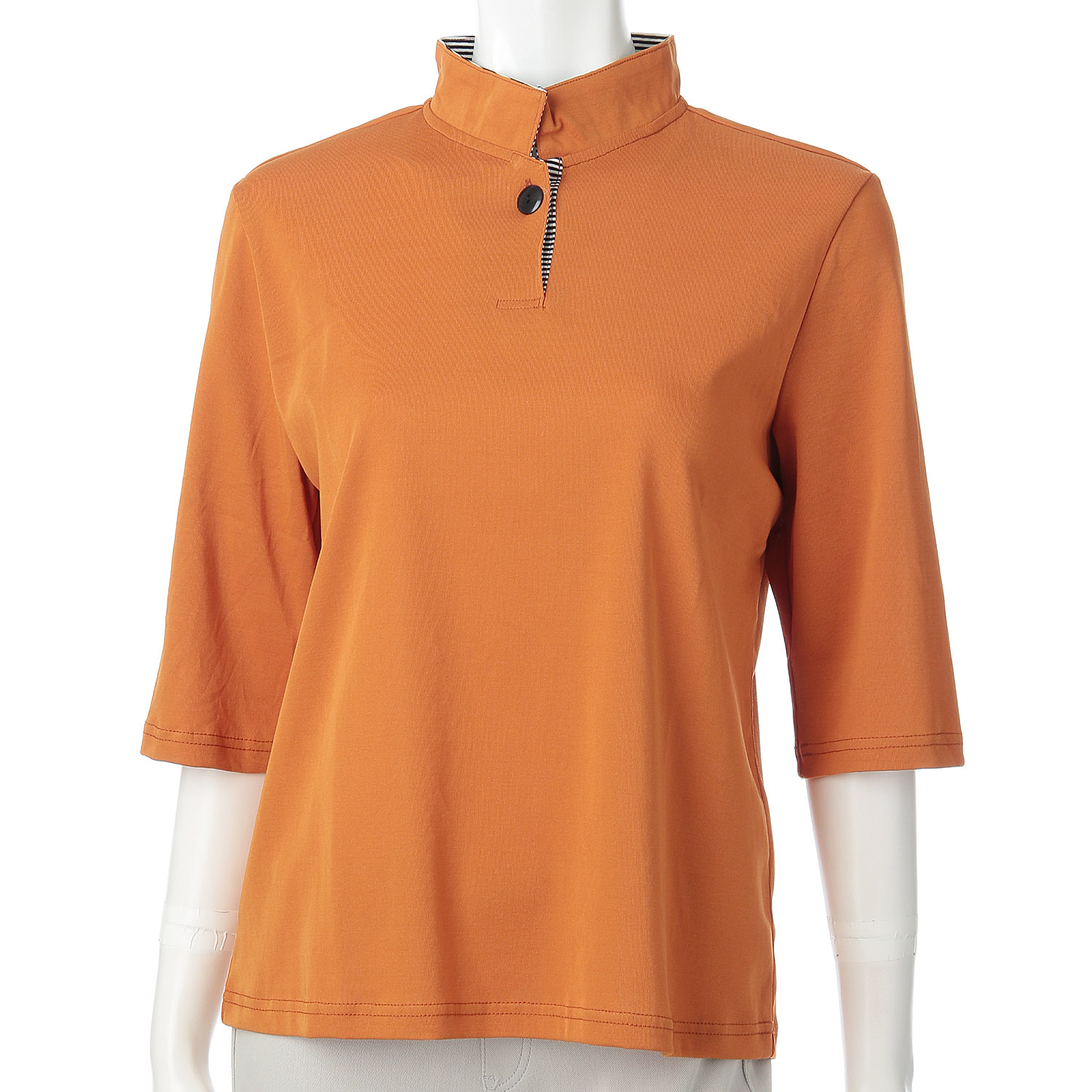 釦付きスタンドネック - 画像8