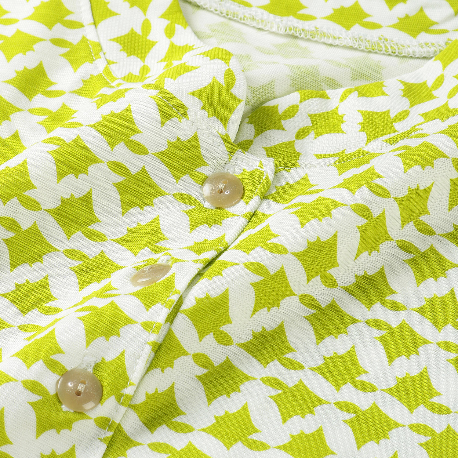 マオカラーヘンリーモモンガプリント - 画像4