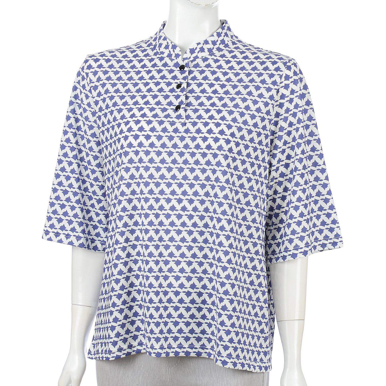 マオカラーヘンリーモモンガプリント - 画像6