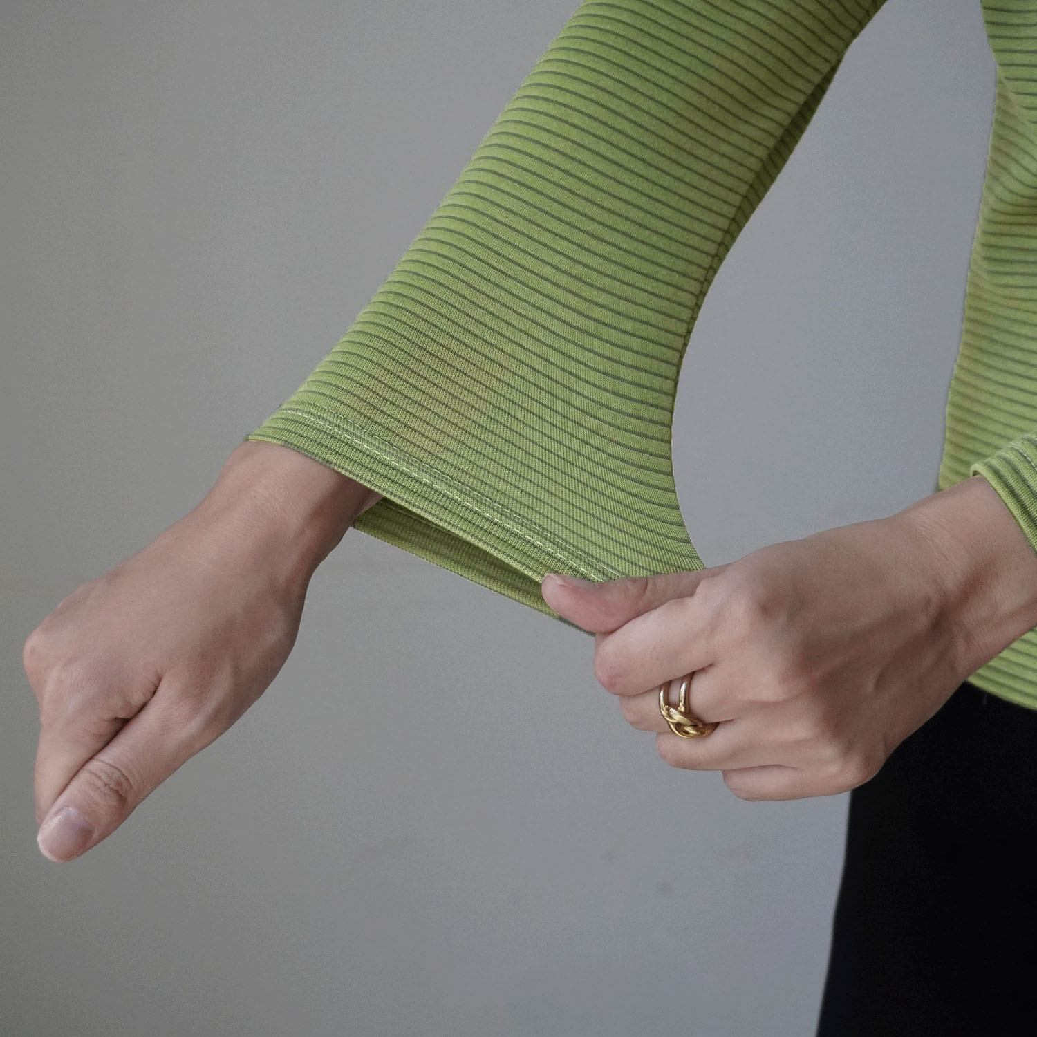 ピンタックハイネックボーダー - 画像21