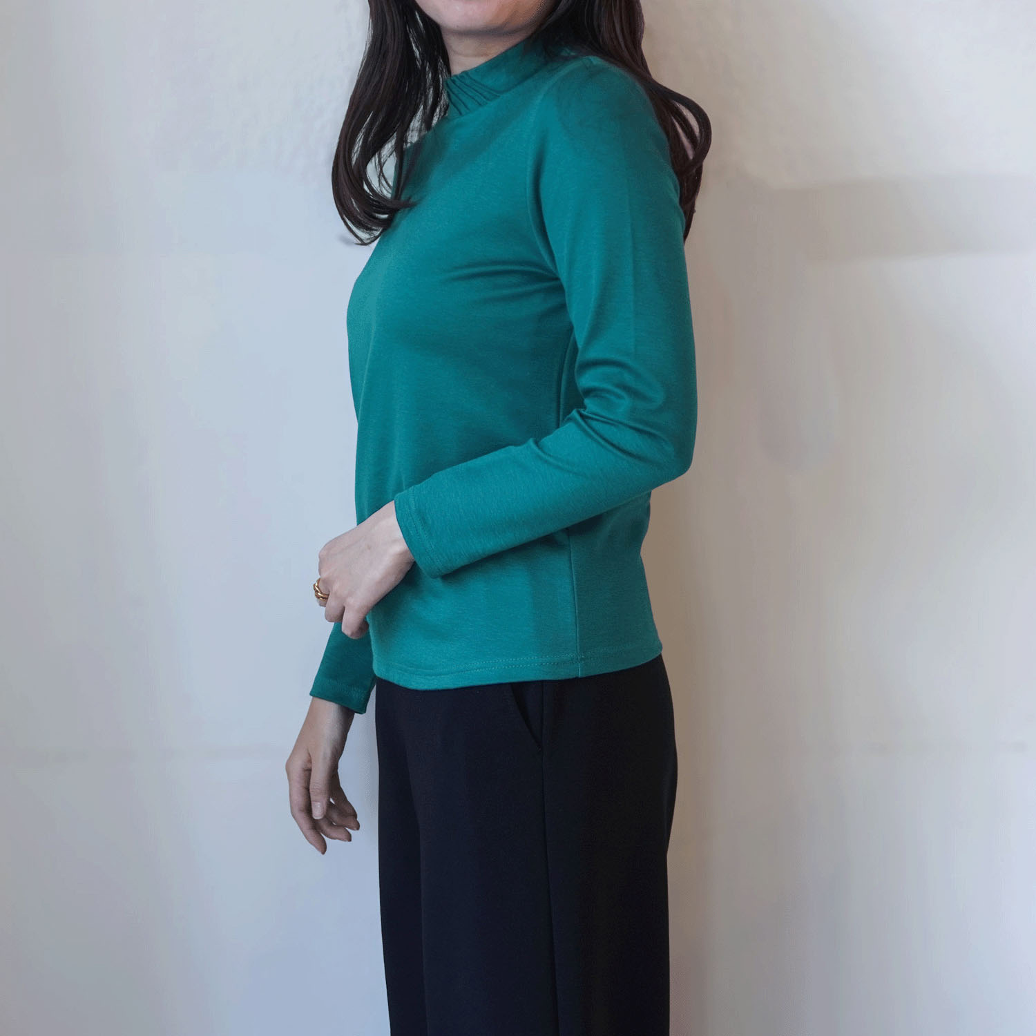 ピンタックハイネックプルオーバー - 画像18