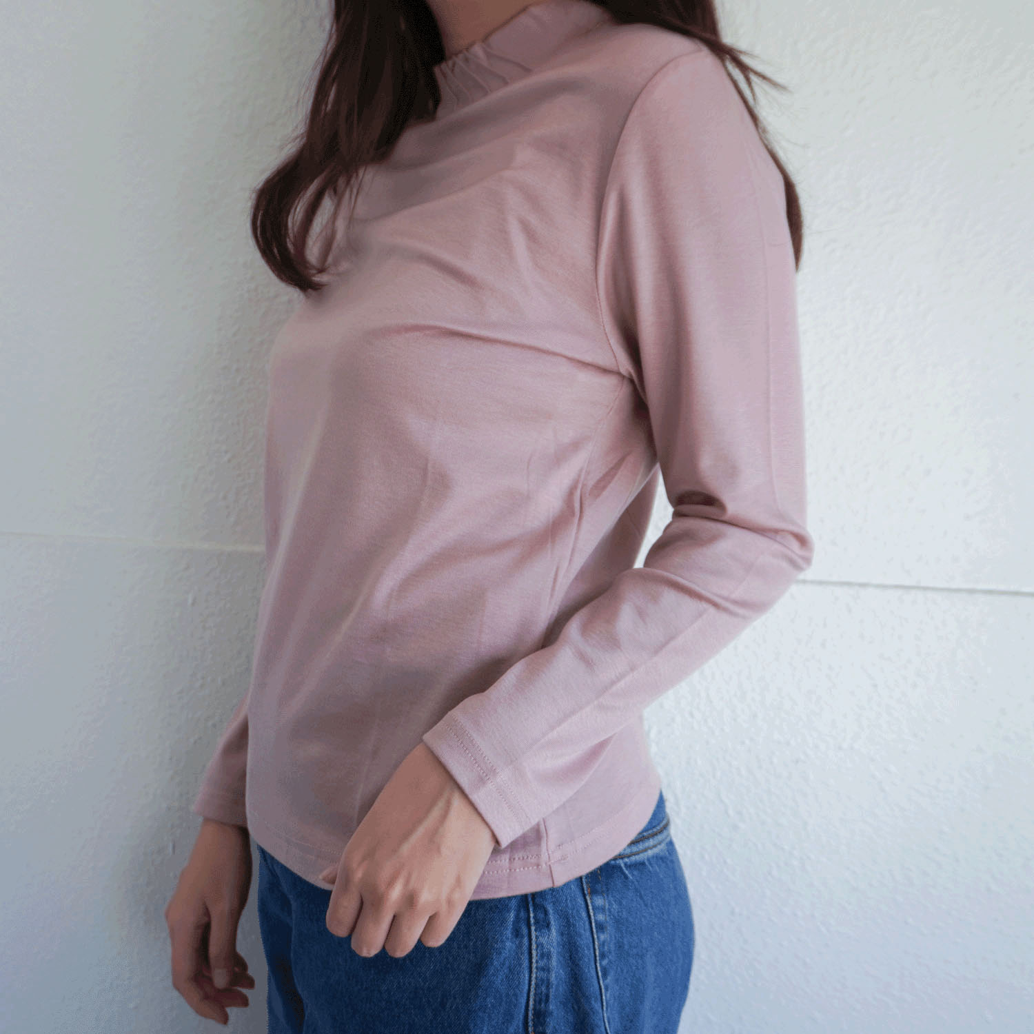 ピンタックハイネックプルオーバー - 画像8