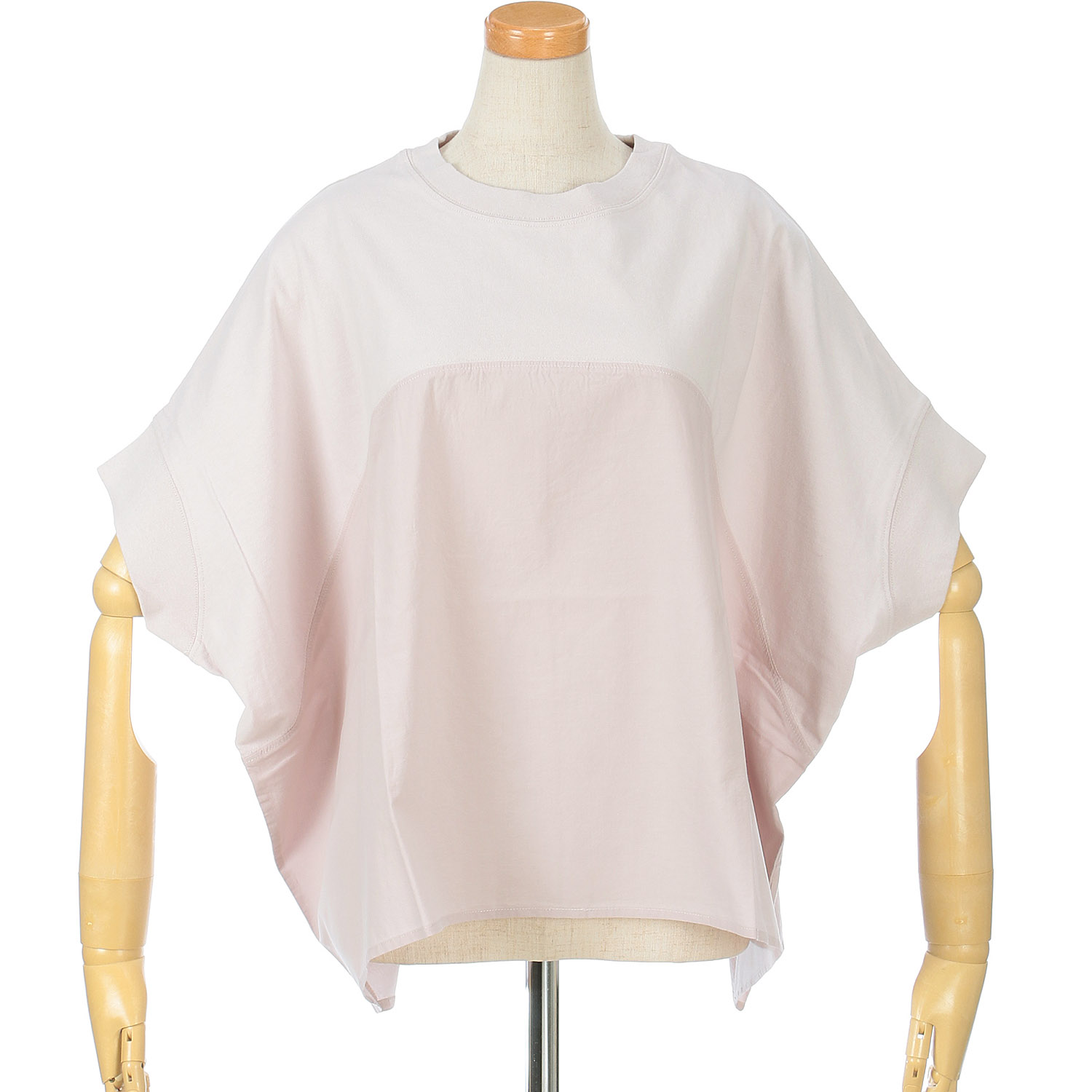 SO 布帛×カットソー切替プルオーバー - 画像7