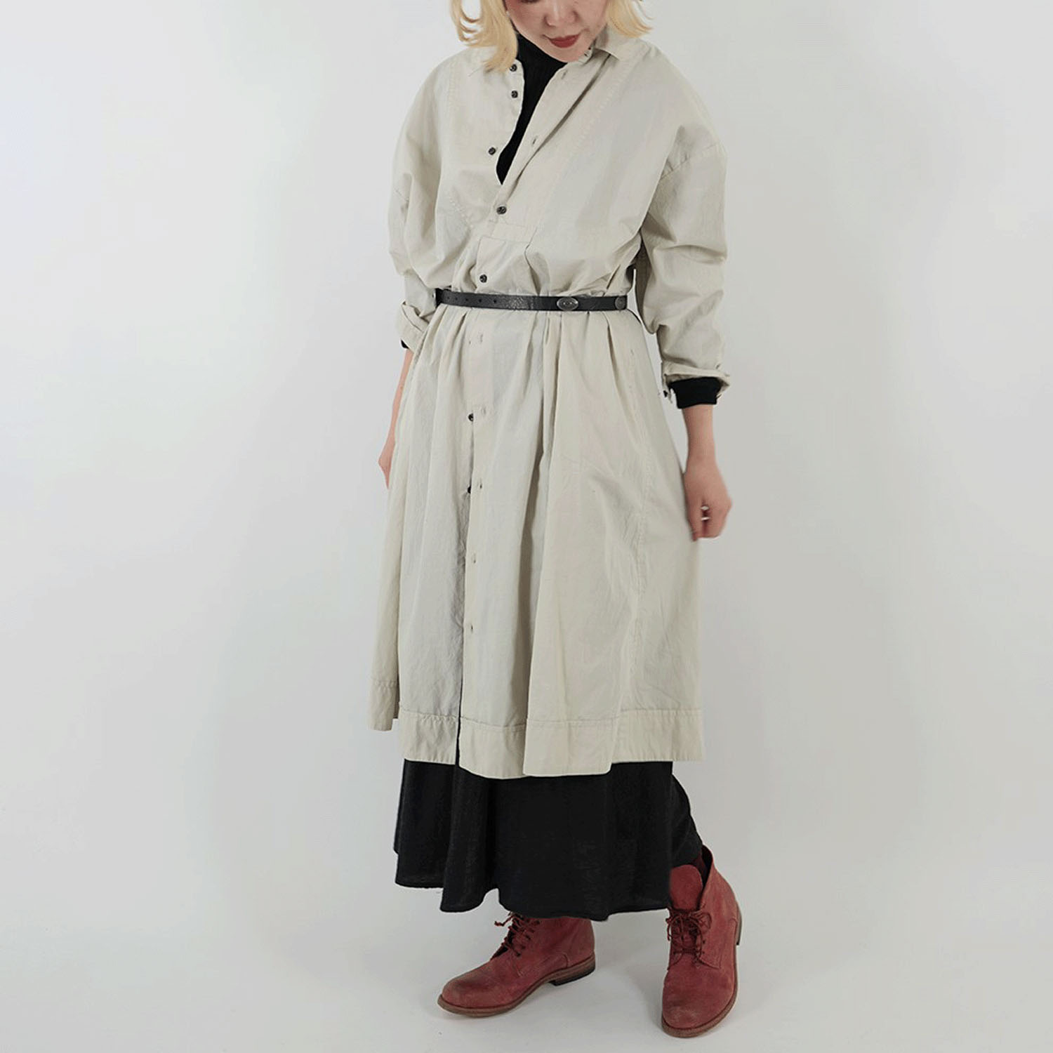 SO 前開きシャツワンピース - 画像1