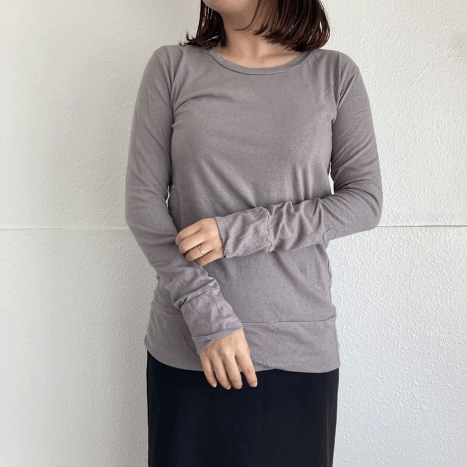 SO ラフィーガーゼクルーネックプルオーバー