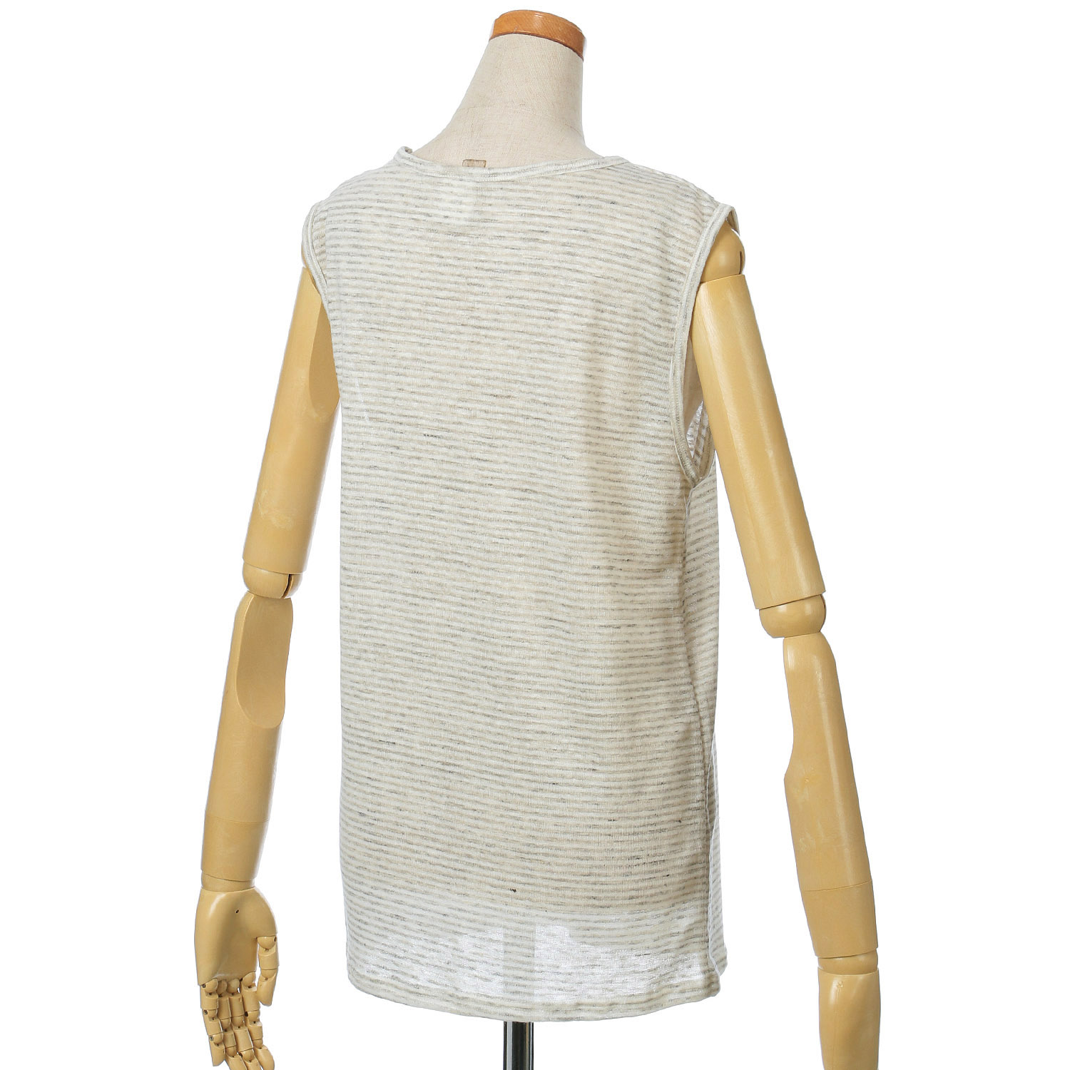 SO 麻100％タンクトップ - 画像4