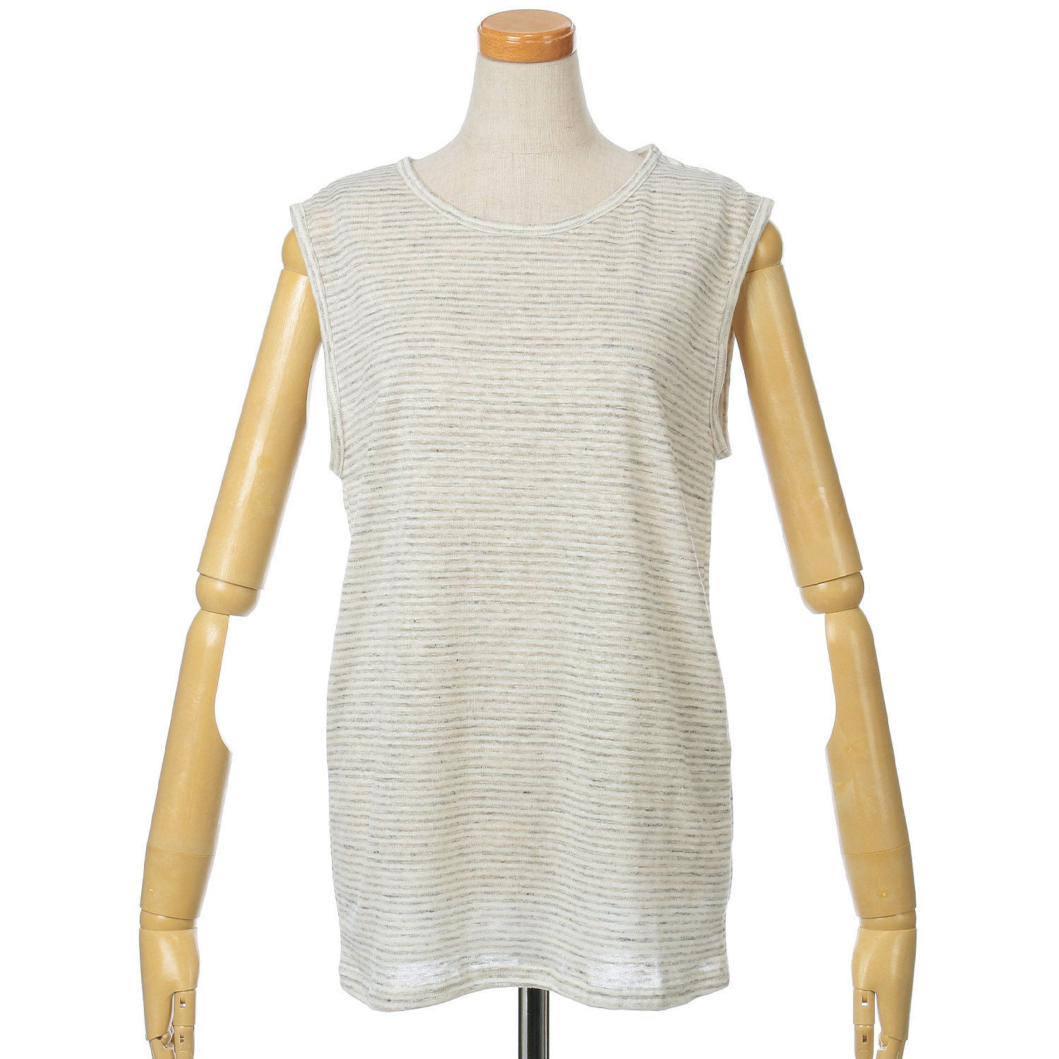 SO 麻100％タンクトップ - 画像1