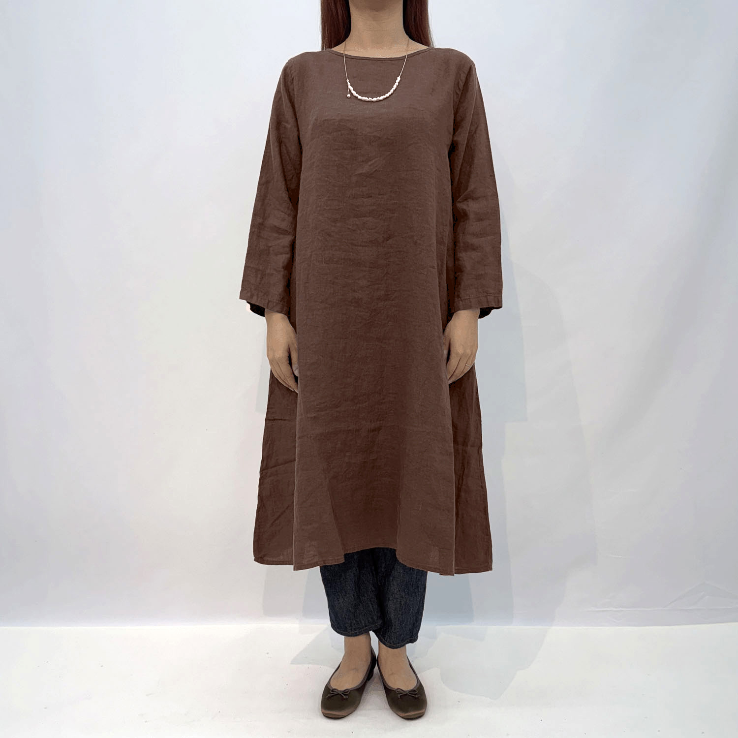 全10色！SO シンプルワンピース長袖