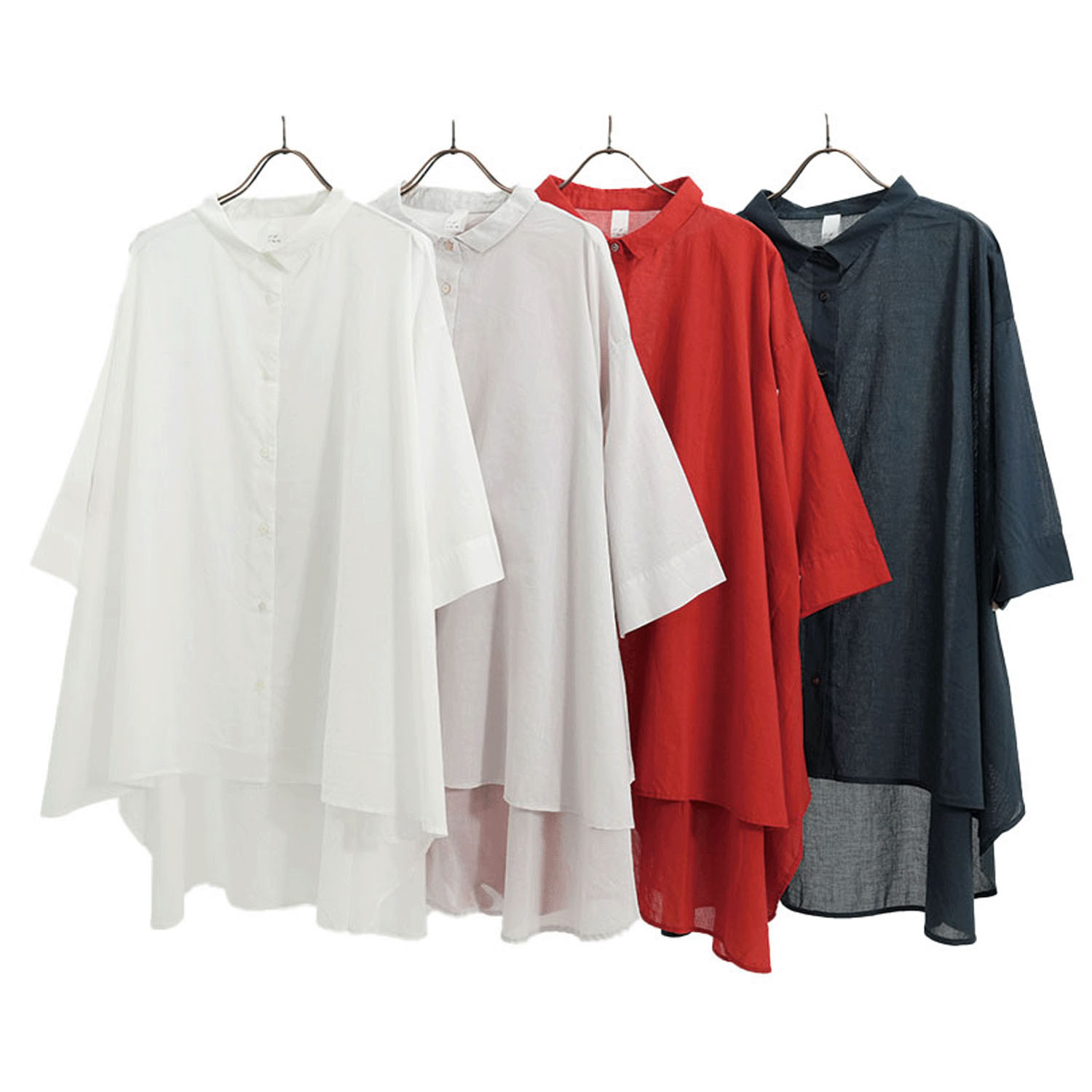 SO チビ衿フレアシャツ - 画像2