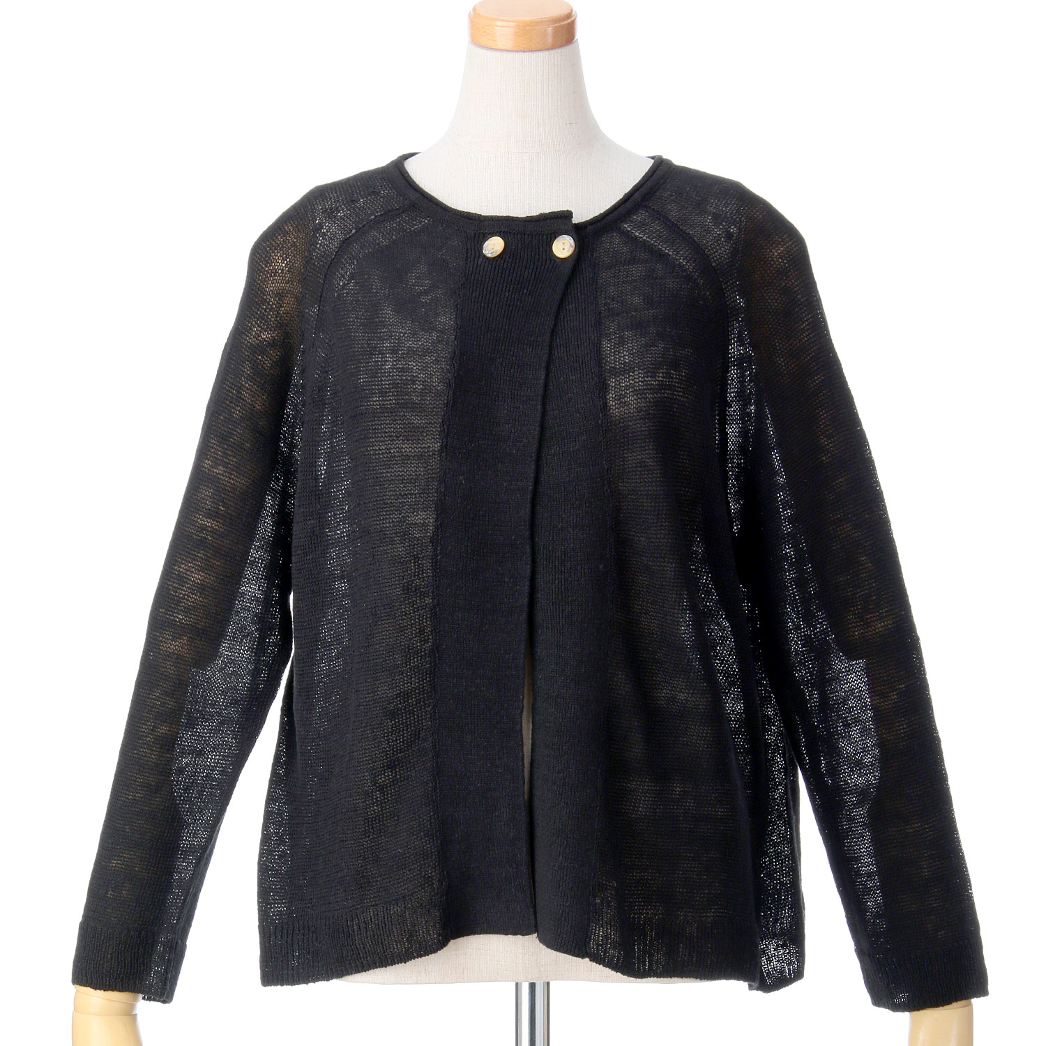 【Insta Live】SO フレンチリネンワイド2Wayカーディガン - 画像6