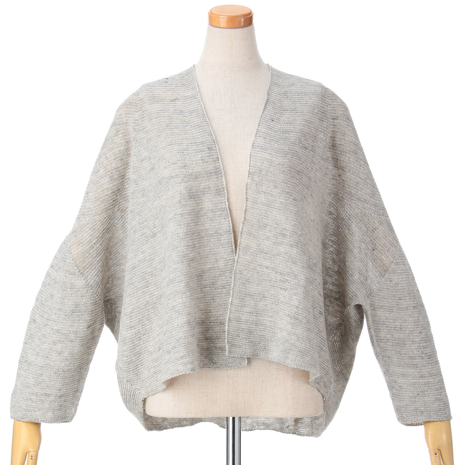 SO フレンチリネン変形カーディガン - 画像2