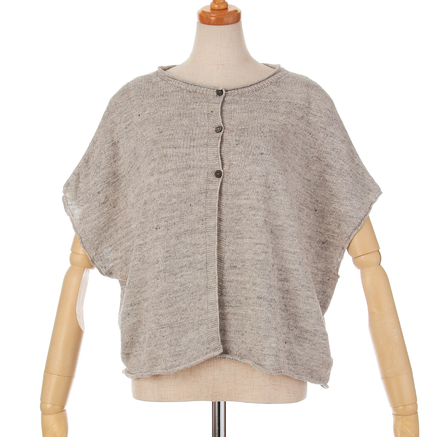 SO フレンチリネン2Wayドロップショルダーベスト - 画像2