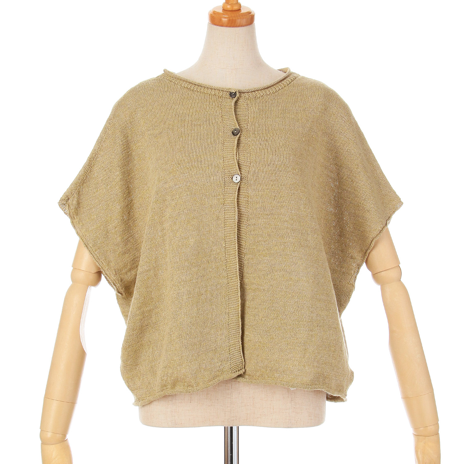 SO フレンチリネン2Wayドロップショルダーベスト - 画像5