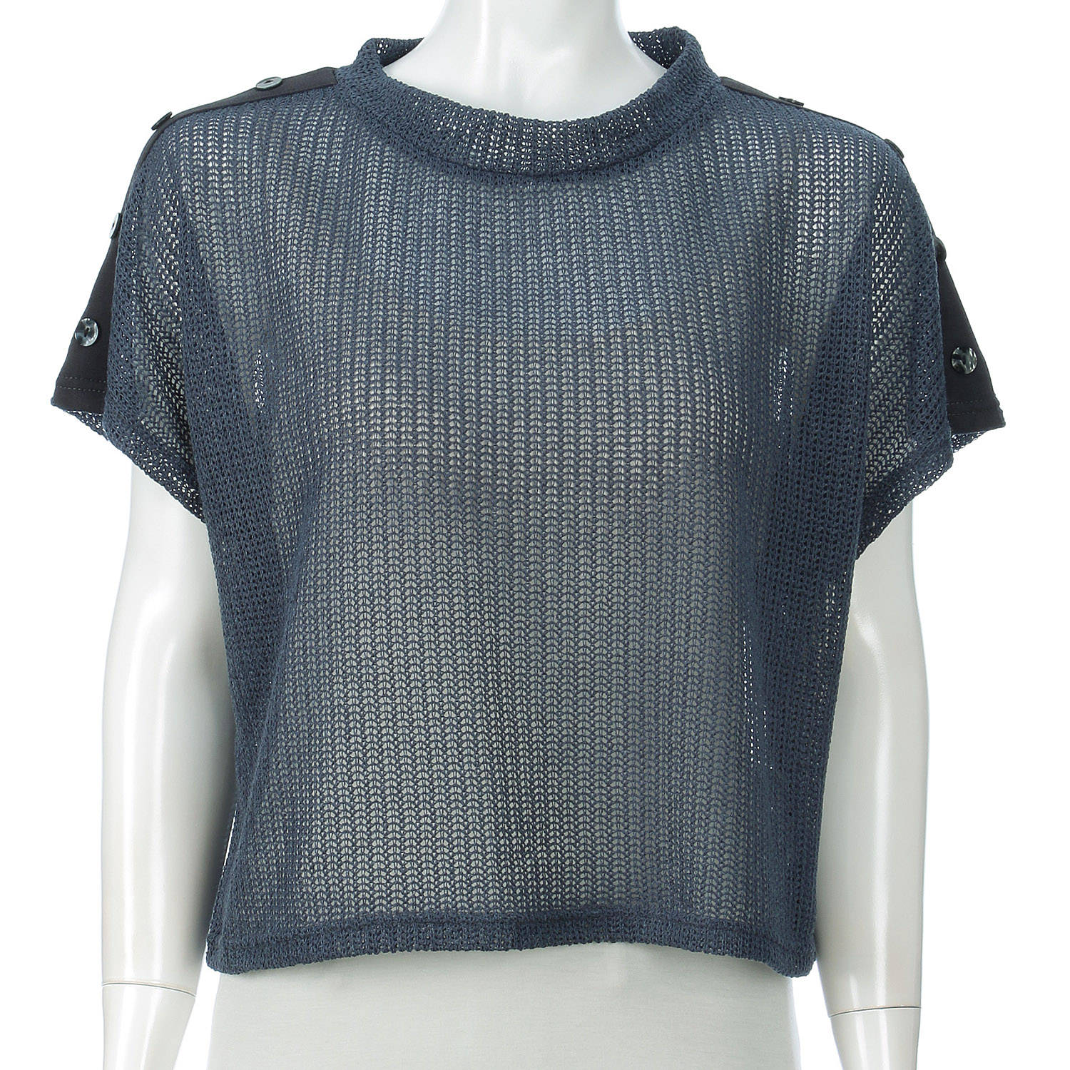 肩ボタンベスト - 画像3