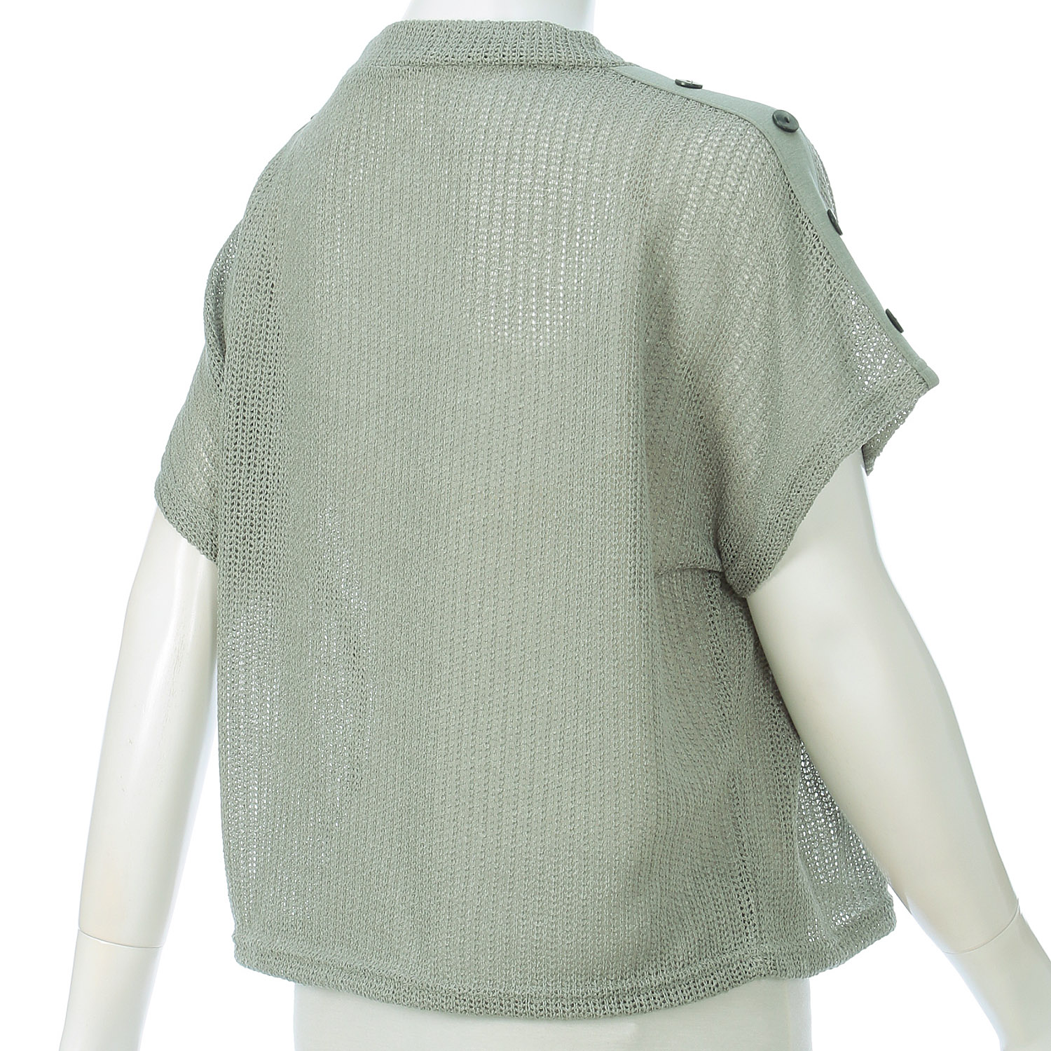 肩ボタンベスト - 画像7