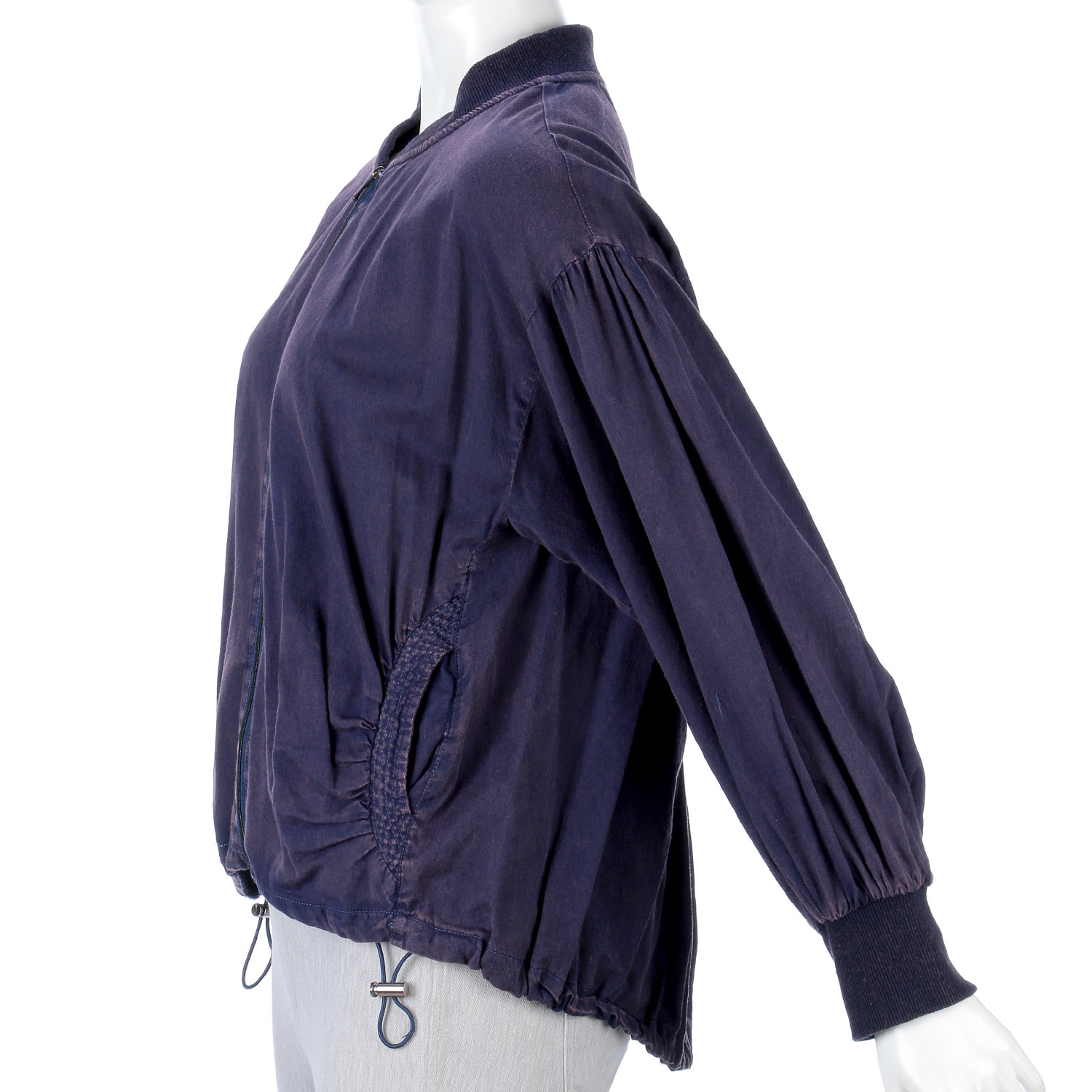 綿素材デニム風ジャケット - 画像3